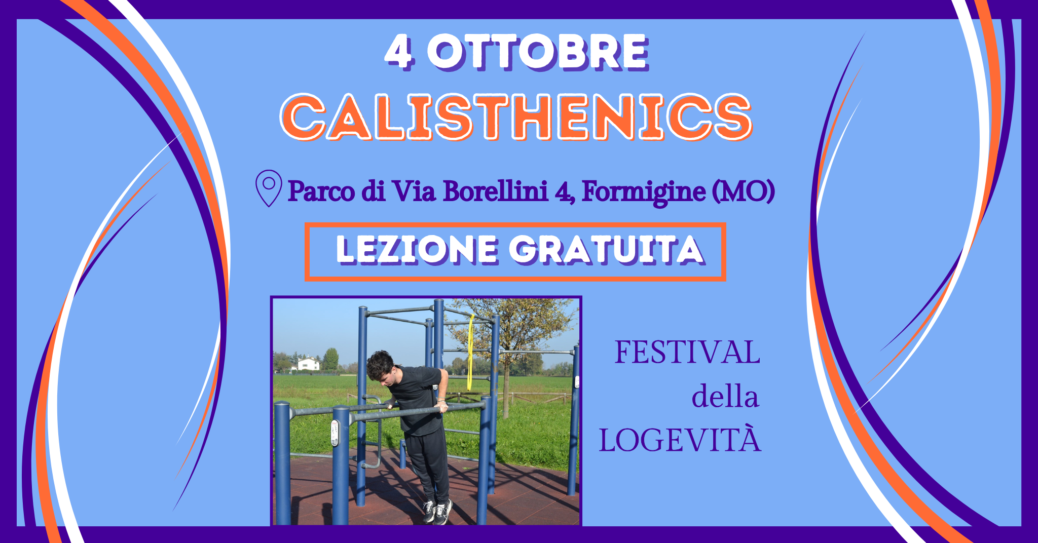 Lezione Gratuita di Calisthenics - Festival della Longevità 2026 - Evento MOTA A.S.D.