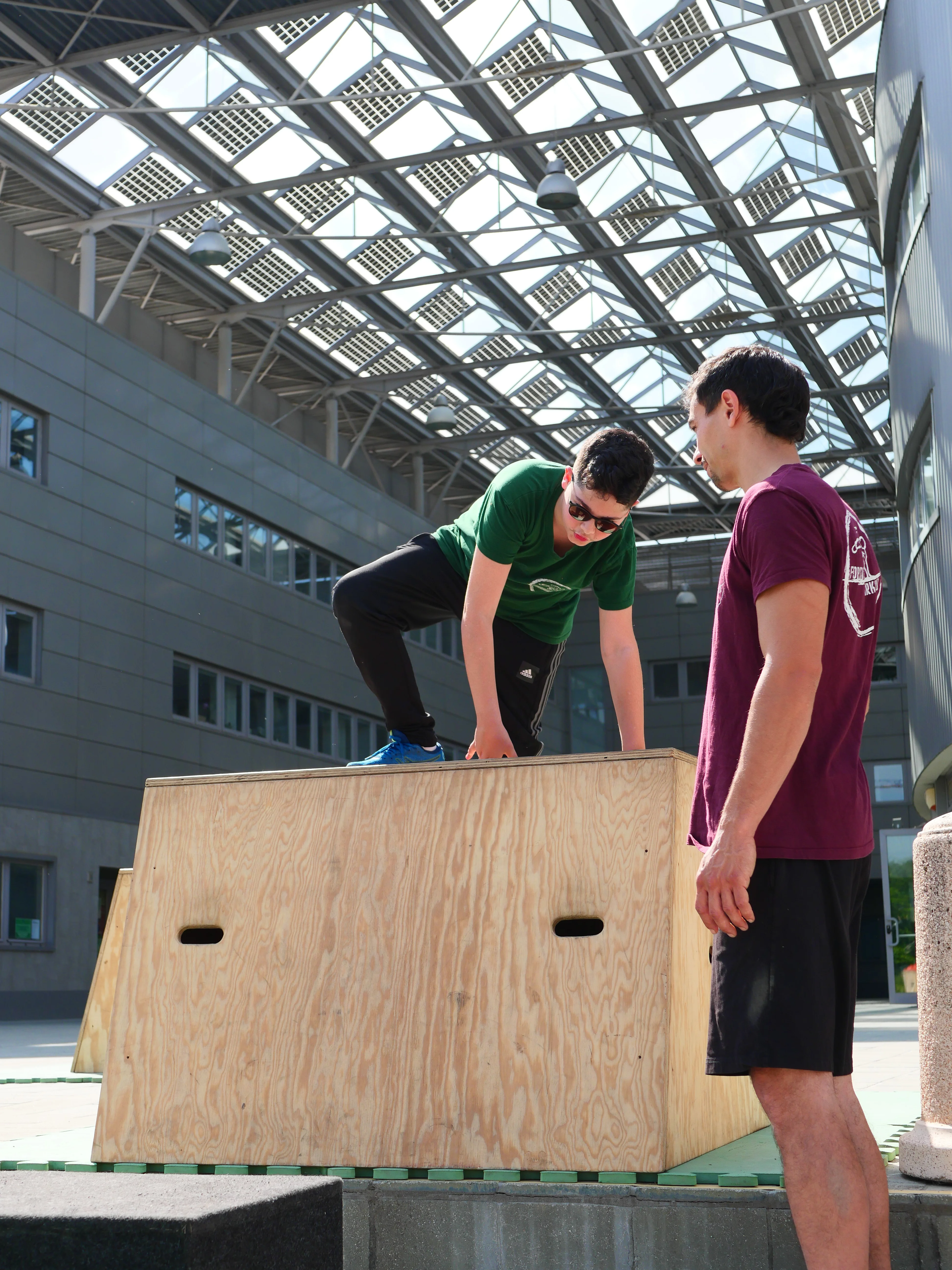 allenamento outdoor ragazzo corso medie