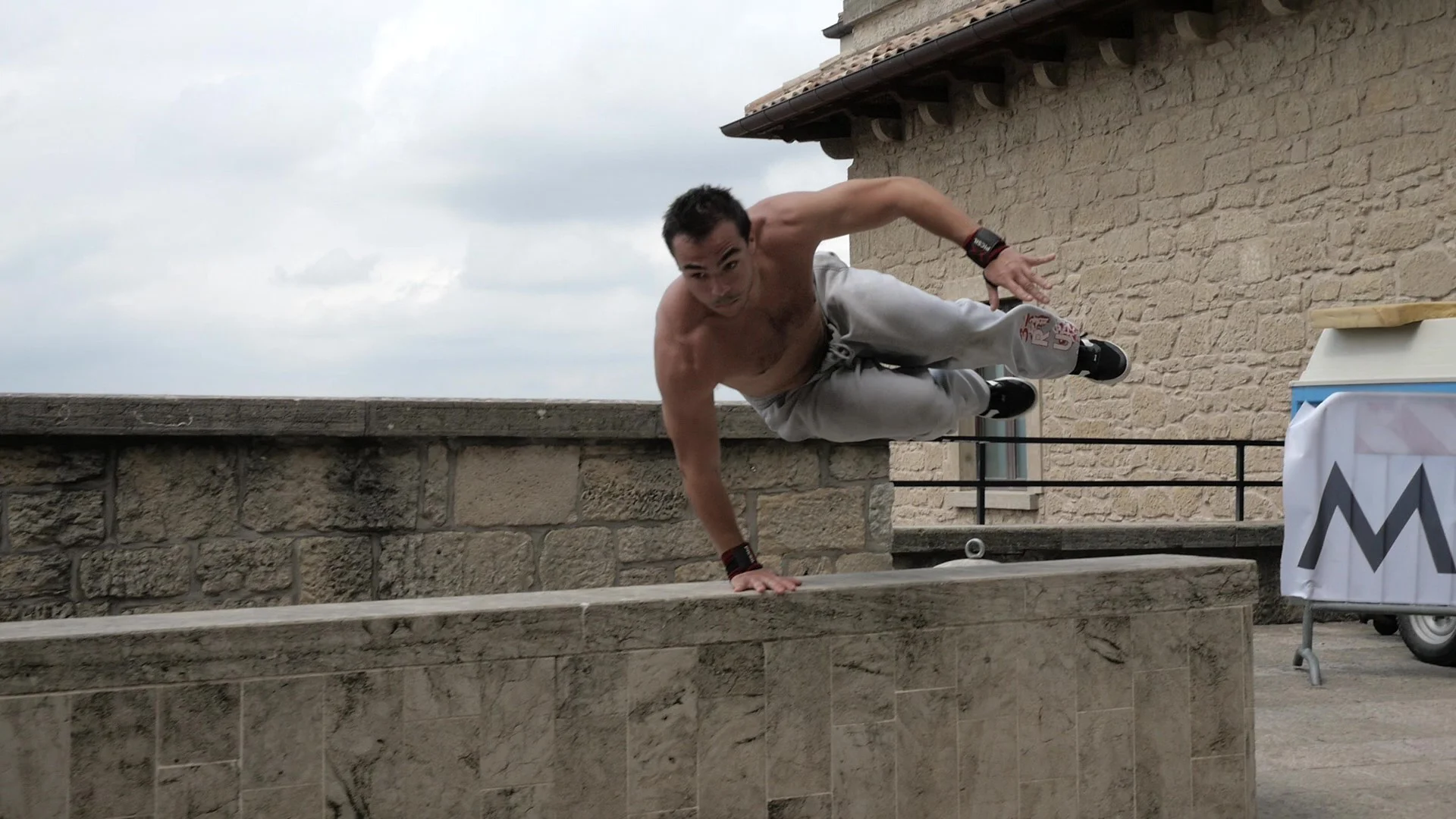 Allenamento all'esterno a San Marino