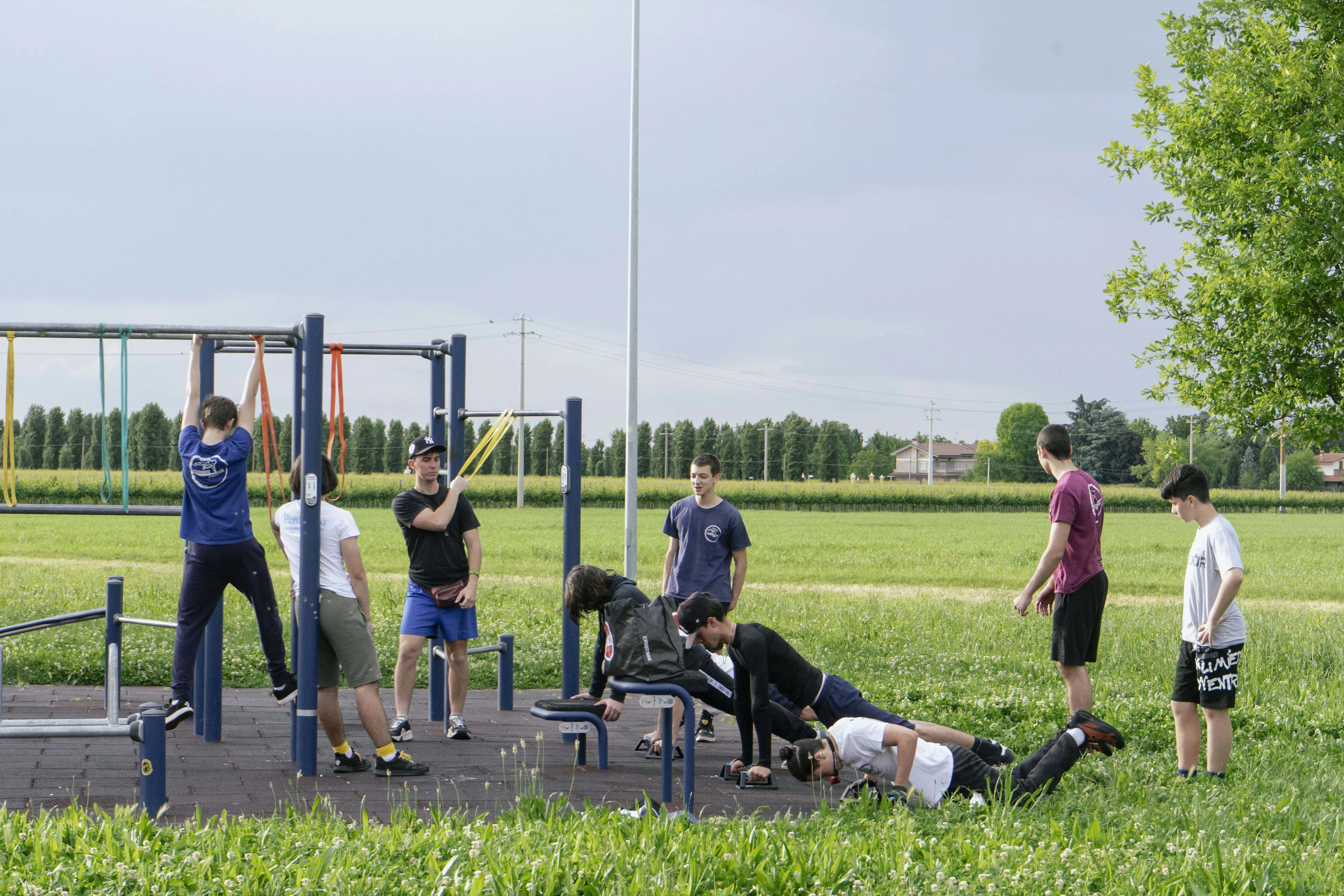 Allenamento calisthenics