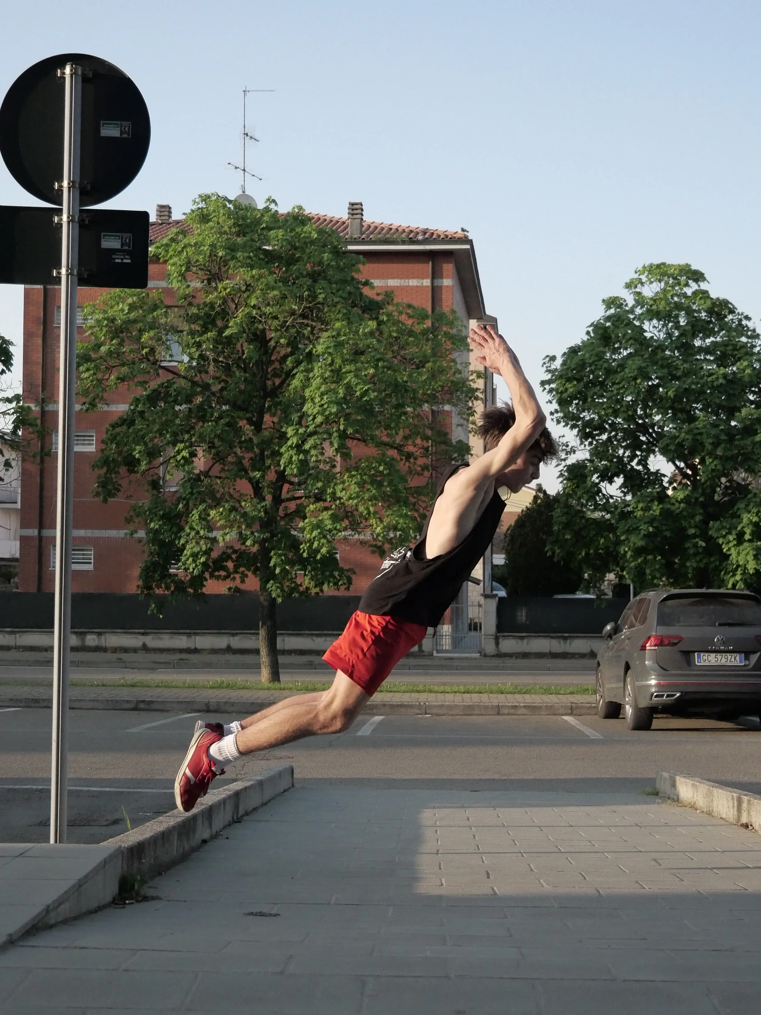allenamento outdoor ragazzo corso superiori