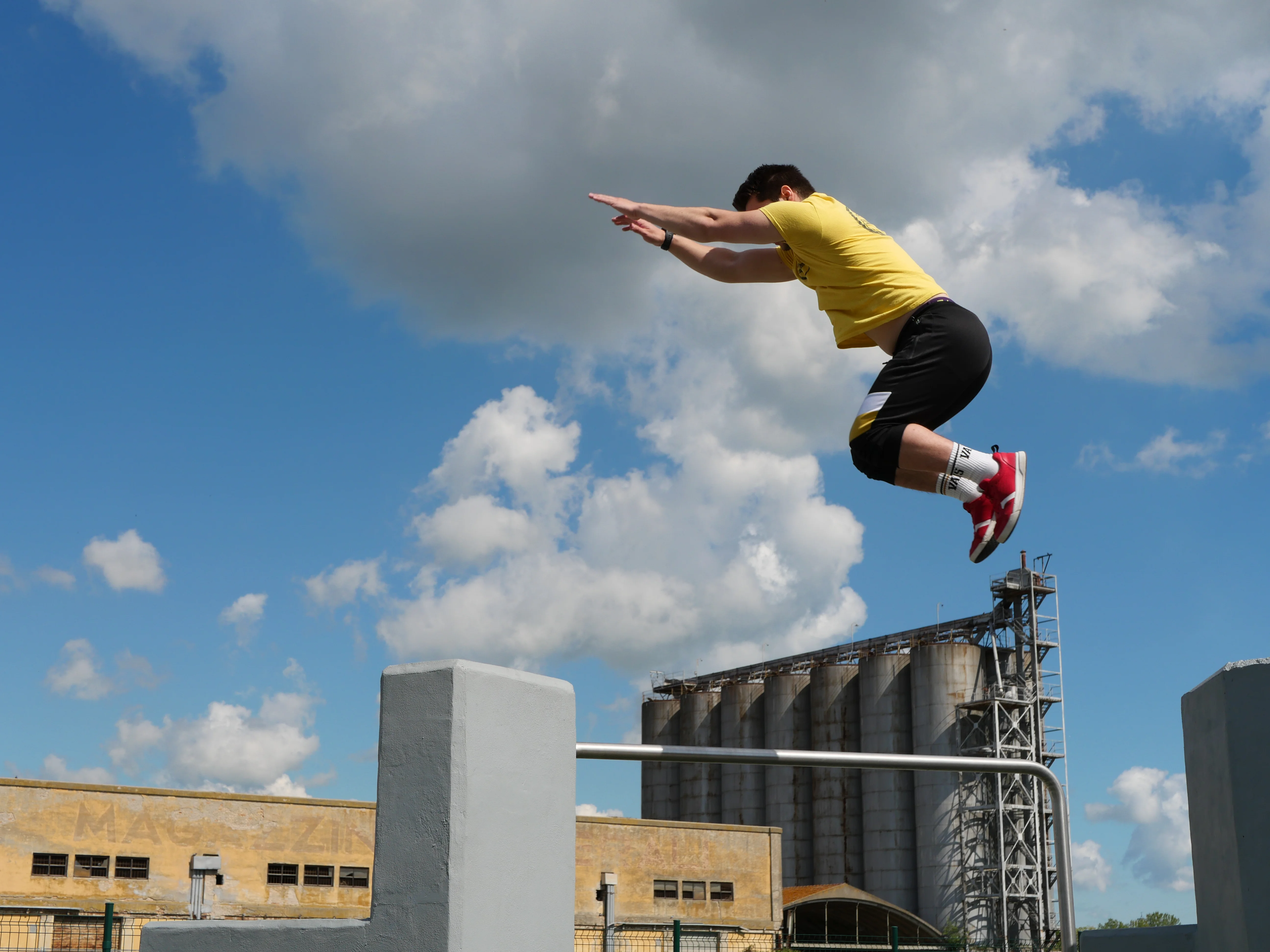 Allenamento parkour Ravenna